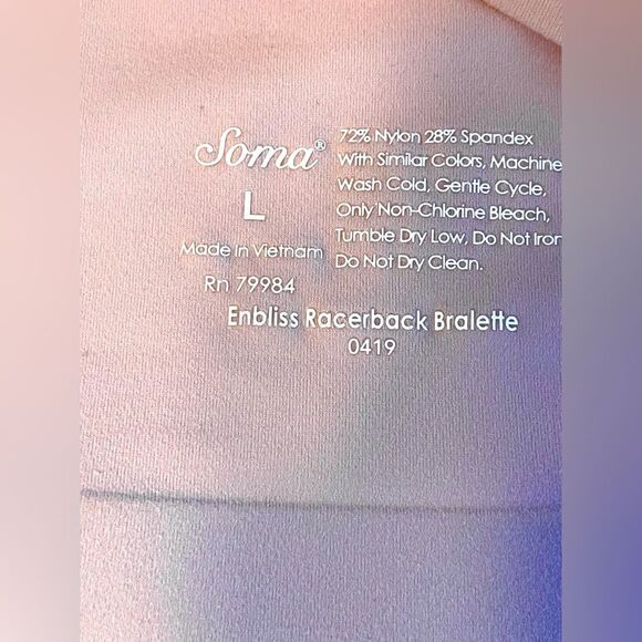 Soma Nude Racerback Bra - Picture 5 of 5